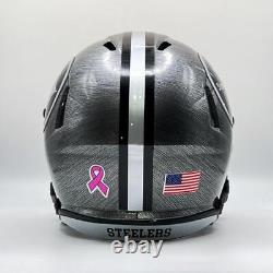 Pittsburgh Steelers CUSTOM Concept Stainless Steel Hydro-Dipped Mini FB Helmet