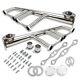 Polished Stainless Steel Lake Style Exhaust Headers For SBC 265-400 V8 Hot Rod