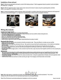 Qtp 2012-2020 Jeep Srt8 Srt Trackhawk Durango 6.4l 6.2l V8 Electric Cutouts