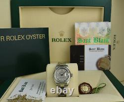 ROLEX Ladies Stainless Steel Datejust MOP Gold Dust DIAMOND 179160 SANT BLANC