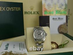 ROLEX Ladies Stainless Steel Datejust MOP Gold Dust DIAMOND 179160 SANT BLANC