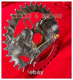 Ridable Custom Laser Cut Stainless Steel 3d Design Smile Now Cry Later