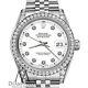 Rolex 31mm Datejust Stainless Steel Watch White Color Dial with Diamond Watch RT