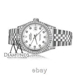 Rolex 31mm Datejust Stainless Steel Watch White Color Dial with Diamond Watch RT