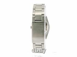 Rolex Air King Mens Stainless Steel Watch Oyster with Submariner Blue Dial 14000