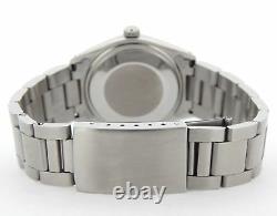 Rolex Air King Precision Men Stainless Steel Watch Silver Stick Dial Oyster 5500