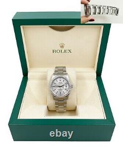 Rolex Datejust 16200 Silver Dial Diamond Bezel Stainless Steel 2005