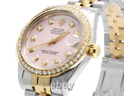 Rolex Datejust 2 Tone 78273 18k Gold 31MM Stainless Steel Jubilee Diamond Watch