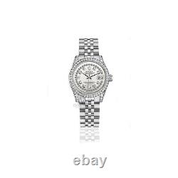Rolex Datejust 31mm Stainless Steel Watch Silver Diamond Dial Bezel & Lugs