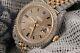 Rolex Datejust 41mm 126303 18kt & SS Fully Iced Out Flower Setting Men's Watch