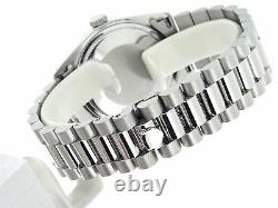 Rolex Datejust Mens Stainless Steel Silver Diamond with President Style Bracelet