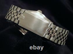 Rolex Datejust Mens Stainless Steel Watch with Silver Stick Dial Jubilee Band 1603