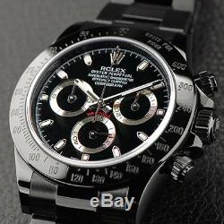 Rolex Daytona Black PVD/DLC Coated Stainless Steel 40mm Men's Watch 116523