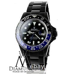 Rolex GMT Master II Batman Black Dial & Black and Blue Bezel Stainless Steel