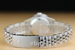 Rolex Ladies Datejust Pink Ruby Diamond 18k White Gold & Stainless Steel Watch