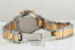 Rolex Men Daytona 116523 18k Gold Two Tone 40mm Watch-Custom Paul Newman Dial