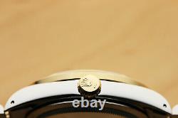 Rolex Mens Datejust 16233 18k Yellow Gold Stainless Steel Diamond Watch