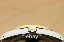 Rolex Mens Datejust 16233 Factory Diamond Dial 18k Yellow Gold & Steel Watch