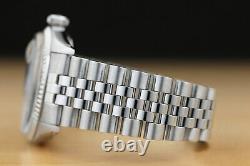 Rolex Mens Datejust Blue Dial 18k White Gold & Stainless Steel Watch