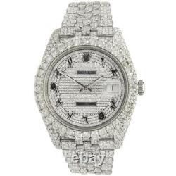 Rolex Stainless Steel Custom Diamond Datejust II