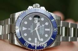 Rolex Submariner 116610 Steel Bruiser Batman Custom Bezel 4 White Gold 116619