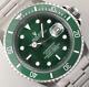 Rolex Submariner 16610 Date S/Steel 40mm Watch-Custom Green Ceramic Bezel & Dial