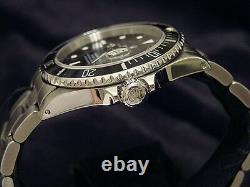 Rolex Submariner Date Stainless Steel Watch Black Dial Bezel Mens Sub 16610
