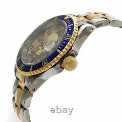 Rolex Submariner Steel 18K Yellow Gold Custom Camo Automatic Mens Watch 16613