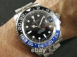 SEIKO BATGIRLS NH35 Ceramic Sapphire Steel Case and Strap Water Proof FREE SHIPP