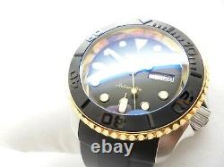 SEIKO CUSTOM MOD DIVER'S AUTOMATIC SUBMARINER SRPD SKX 4r36'BOAT MASTER GOLD