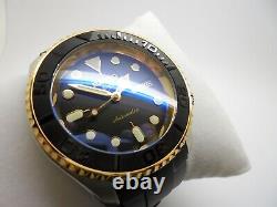 SEIKO CUSTOM MOD DIVER'S AUTOMATIC SUBMARINER SRPD SKX 4r36'BOAT MASTER GOLD