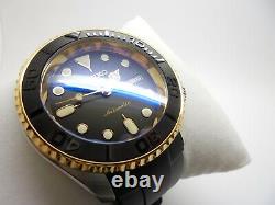 SEIKO CUSTOM MOD DIVER'S AUTOMATIC SUBMARINER SRPD SKX 4r36'BOAT MASTER GOLD