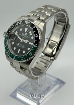 SEIKO CUSTOM MOD Sprite LEFTY GMT WATCH nh34