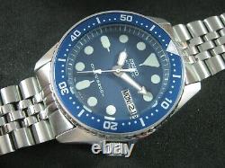 SEIKO SKX013 SMURFS NH36 Water Proof Tested Jr. /Medium Size A1 Condition