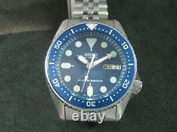 SEIKO SKX013 SMURFS NH36 Water Proof Tested Jr. /Medium Size A1 Condition