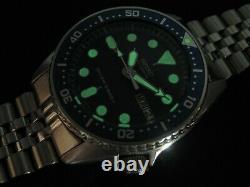 SEIKO SKX013 SMURFS NH36 Water Proof Tested Jr. /Medium Size A1 Condition