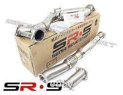 SRS 3 MID PIPE WithRESONATOR FOR 2015-2019 Subaru WRX STI CAT Axleback Exhaust