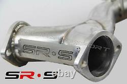 SRS 3 MID PIPE WithRESONATOR FOR 2015-2019 Subaru WRX STI CAT Axleback Exhaust