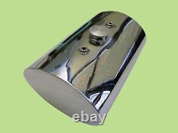 STAINLESS STEEL Custom Oval Oil Tank for Harley Chopper Bobber