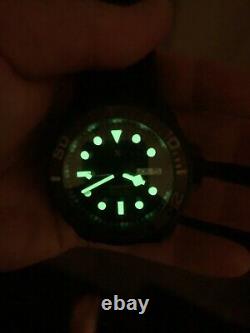 Sea Ocean Yachtmaster GOLD BLACK stealth custom built sub diver Seiko 5 SKX SRPD