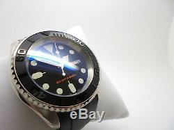 Seiko Custom Mod Diver's Automatic Submariner Skx007 7s26'boat Master