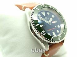 Seiko Custom Mod Diver's Automatic Submariner Skx007 7s26'super Hulk