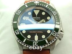 Seiko Custom Mod Diver's Automatic Submariner Skx007 7s26'super Hulk