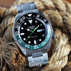 Seiko Mod Green Falcon SRPD55K1M10 Men Green Custom Watch 42mm Stainless Steel