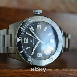 Seiko NH35 movt Custom Automatic Mod Black Granulated Diver Yobokies Dagaz