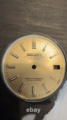 Seiko Nh35 Mod Gold Datejust 40mm Trusted Seller Fluted bezel FREE CUSTOMIZATION