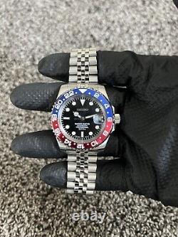 Seiko Pepsi GMT Mod Watch with Jub Bracelet