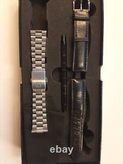 Sinn model 657 watch with 3 bands, steel, leather and custom Stingray band