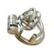 Small Stainless Steel Male Chastity Cage Device Custom Mini CBT Ring Lock