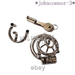 Small Stainless Steel Male Chastity Cage with Prince Custom Cage CBT Lock